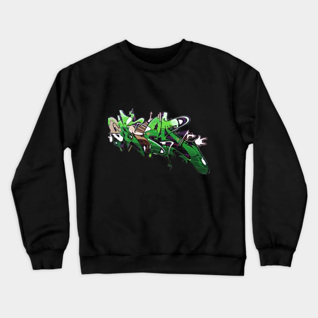 graffiti Crewneck Sweatshirt by momo1978